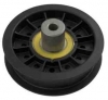 Heavy Duty Flat Idler Pulley with High Speed Bearing 3-7/16