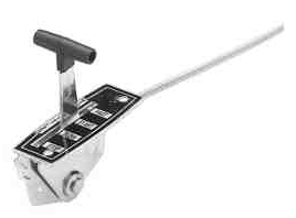 Universal Throttle Control Cable 48" Conduit Length, Aluminum Cover Plate