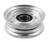 Heavy Duty Flat Idler Pulley with High Speed Bearing 3-1/2