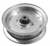 Heavy Duty Flat Idler Pulley with High Speed Bearing 5-3/4" OD, 3/8" Bore